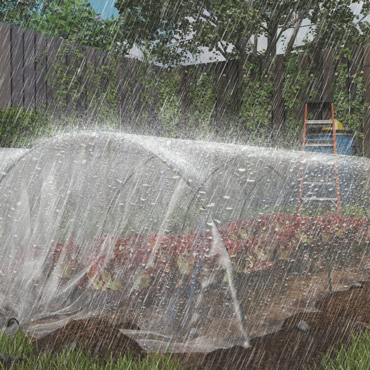 Šiltnamio danga atspari UV spinduliams ir vandeniui 6 x 10 m