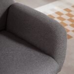 Sparnuotasis fotelis su aukštu atlošu