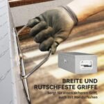 Aliuminė oro sąlygoms atspari transportavimo dėžė su užraktu