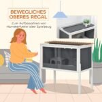 Erdvus žiurkėno narvelis su akrilinėmis stumdomomis durelėmis