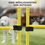 Šunų Agility rinkinys su 4 reguliuojamo aukščio kliūtimis ir transportavimo krepšiu