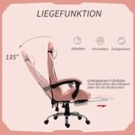 Ergonominė biuro ir žaidimų kėdė su išlankstoma kojų atrama ir atlenkiamu atlošu