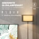 Pastatomas šviestuvas su kojiniu jungikliu