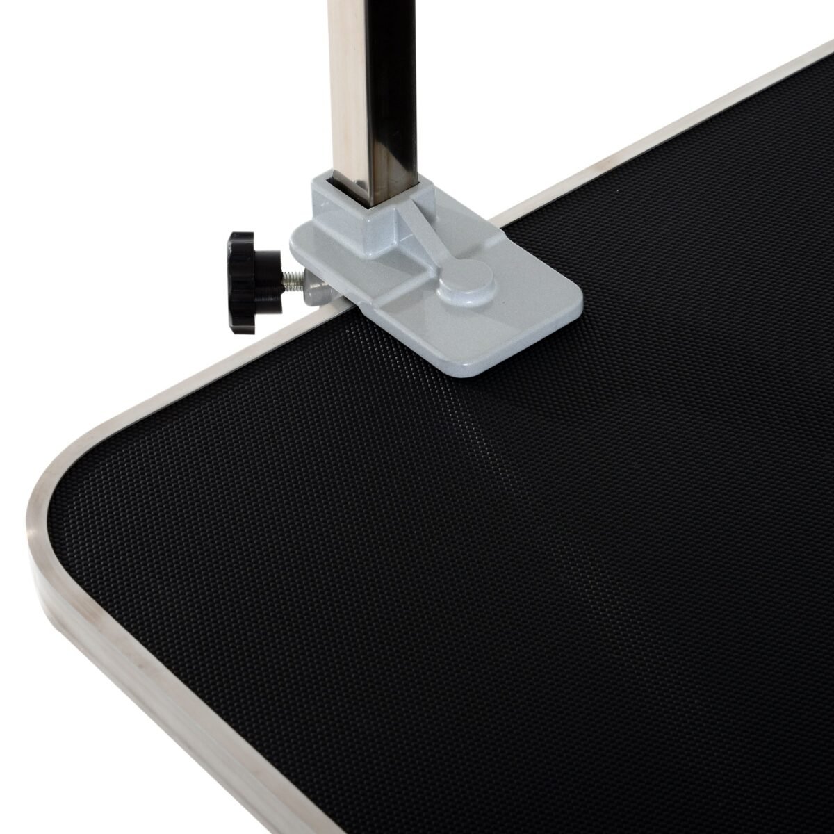 Sulankstomas gyvūnų trimingo stalas su reguliuojamu laikikliu