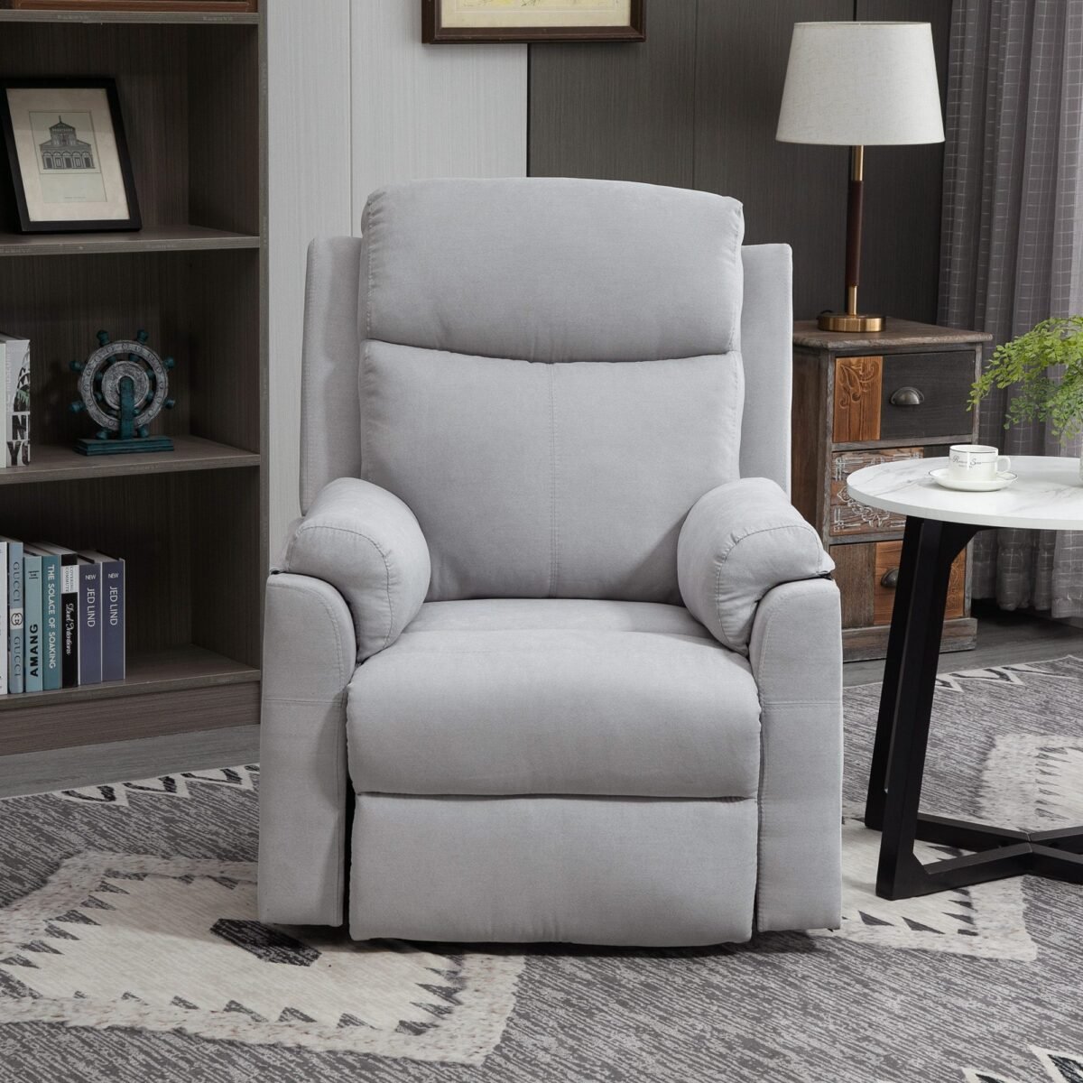 Elektrinis pakeliamas relaksacinis krėslas su atsilenkimo funkcija