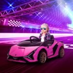 Licencijuotas vaikų elektromobilis Lamborghini su nuotoliniu valdymu