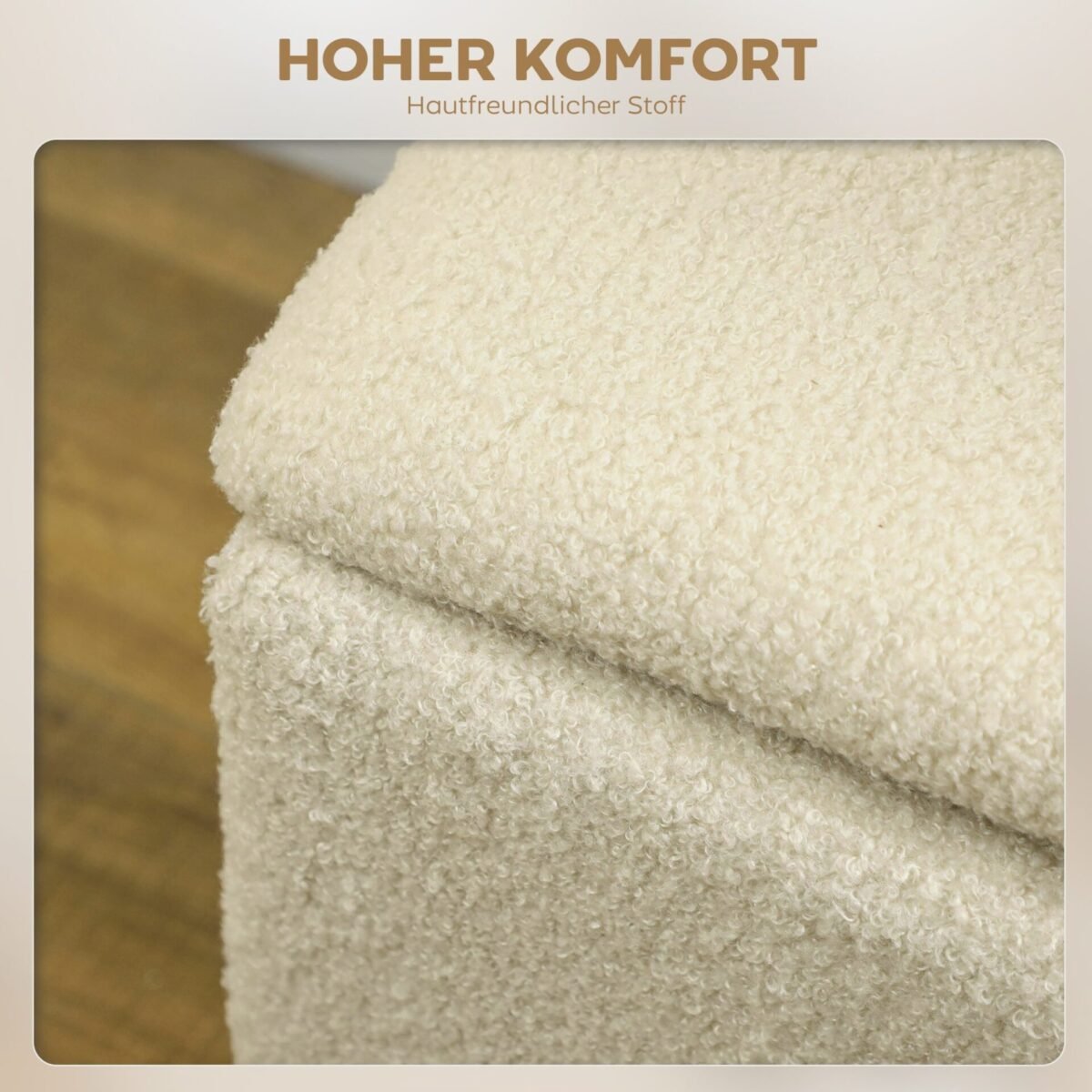 Vintažinio dizaino minkštasuolis su paslėpta daiktadėže