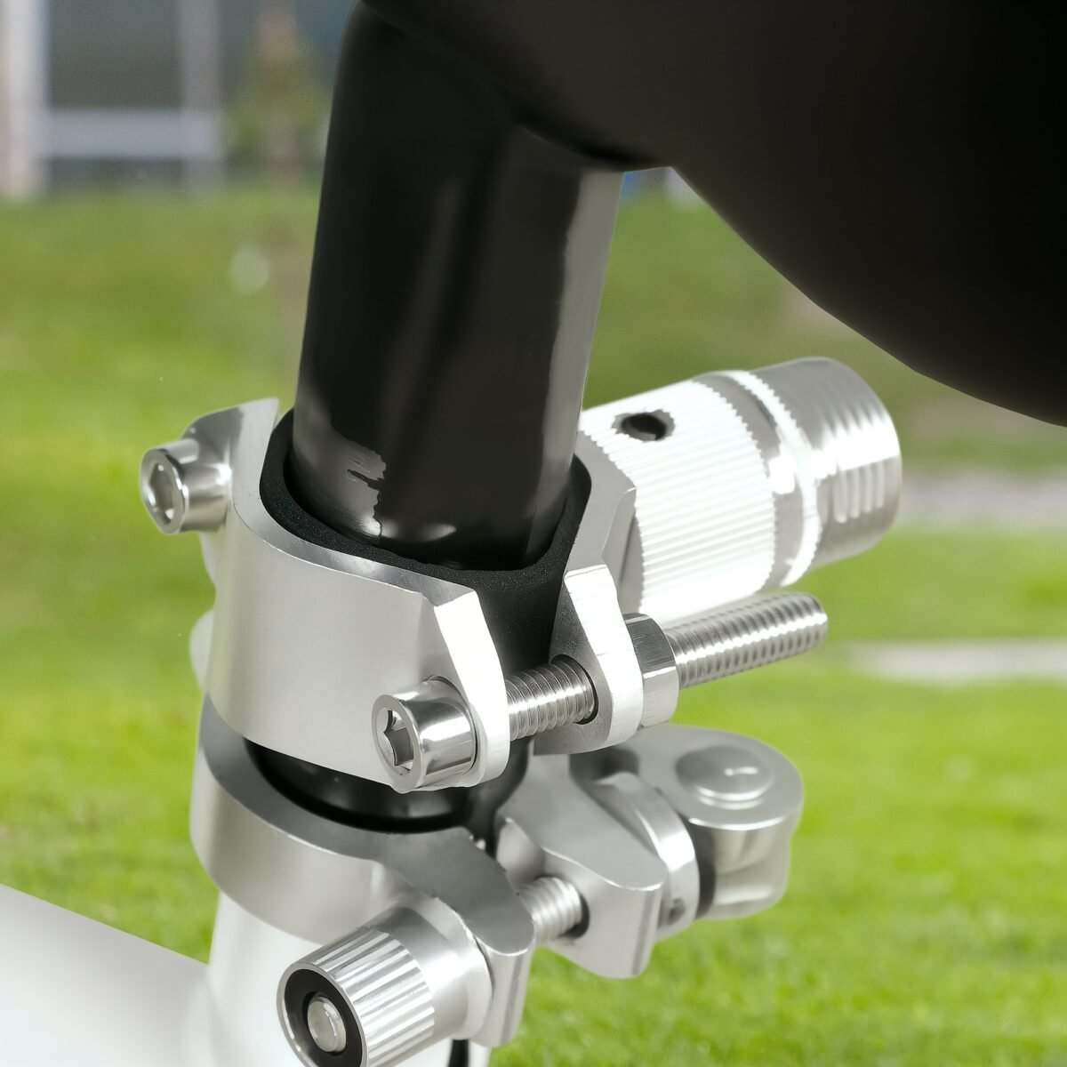 Dviračio pavadėlis šunims su atstumo laikikliu ir elastine virve