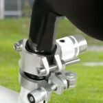 Dviračio pavadėlis šunims su atstumo laikikliu ir elastine virve