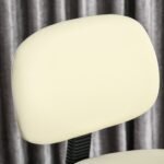 Reguliuojamo aukščio sukamoji baro kėdė su ratukais ir atlošu