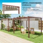 Aliuminio pergola su reguliuojamu stogu 3x3 m