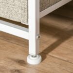 Komoda su metaliniu rėmu ir 7 sulankstomais medžiaginiais stalčiais