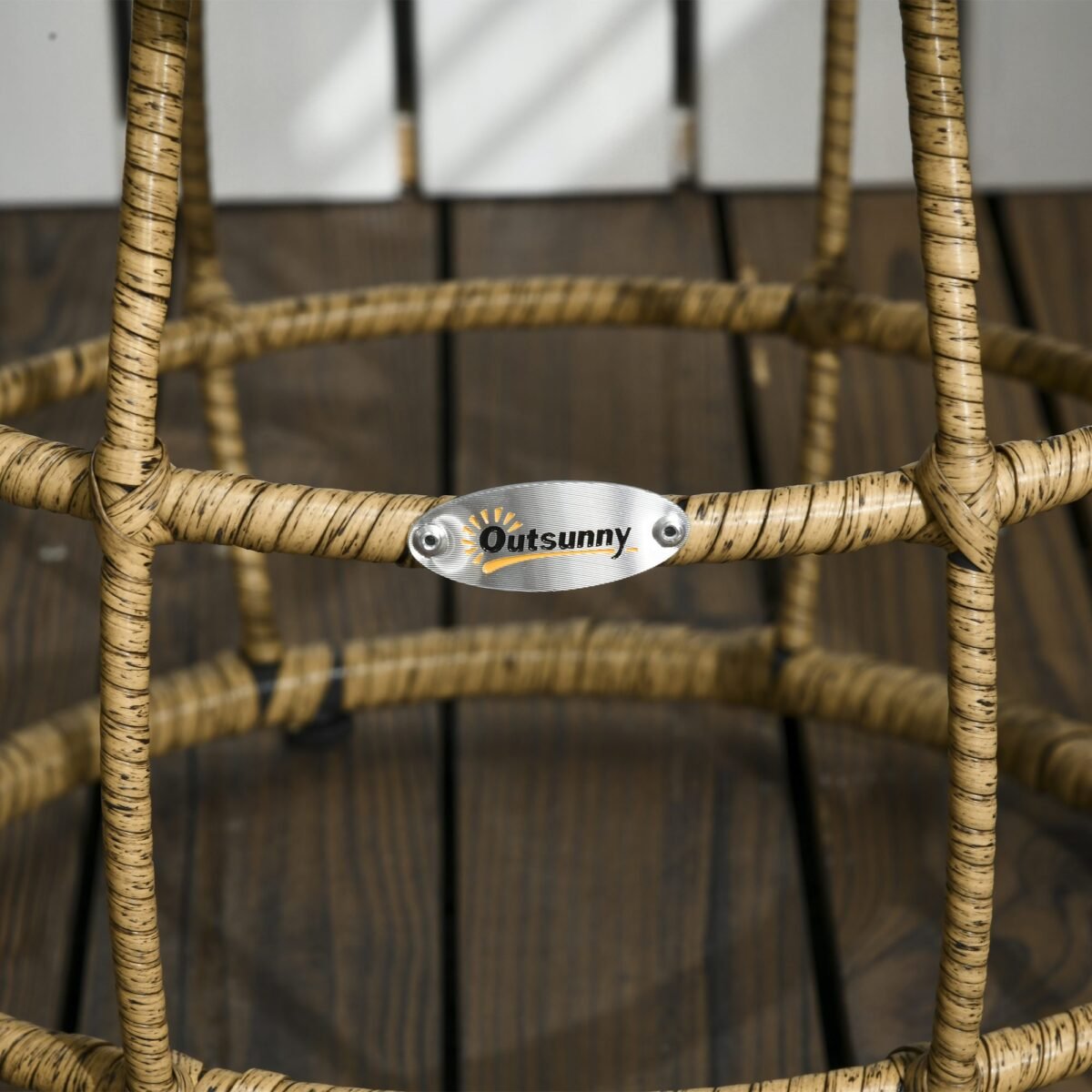 Atsparus oro sąlygoms 3 dalių PE rotango bistro rinkinys