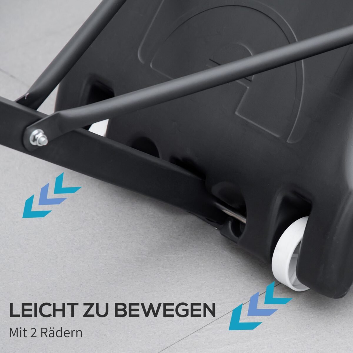 Reguliuojamo aukščio krepšinio stovas su pripildomu pagrindu