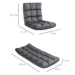 Daugiafunkcinė grindinė sofa su 13 padėčių atlošu