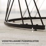 Kompaktiškas 2 dalių apvalių kavos staliukų komplektas su marmuro efekto stalviršiais