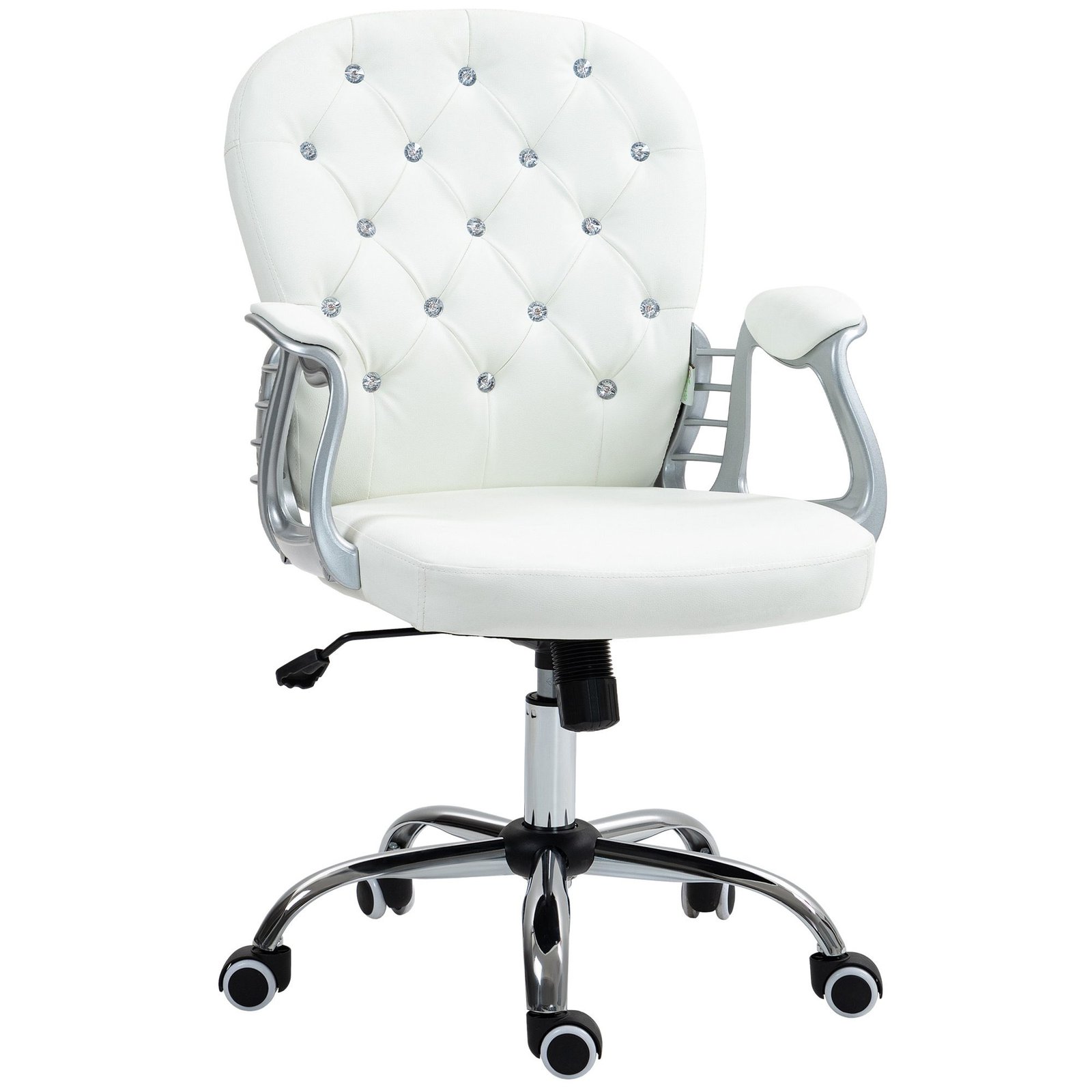 Ergonominė biuro kėdė su paminkštintais dirbtinės odos apmušalais Ergonominė biuro kėdė su paminkštintais dirbtinės odos apmušalais