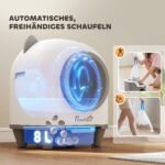 Automatinė higieniška katės tualeto dėžė su išmaniąja programėle