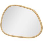 Vintažinio dizaino dekoratyvinis netaisyklingos formos sieninis veidrodis