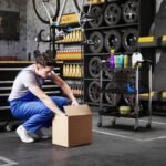 Sulankstomas 3 pakopų įrankių vežimėlis