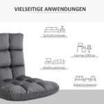 Daugiafunkcinė grindinė sofa su 13 padėčių atlošu