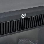 Kompaktiškas elektrinis židinys su liepsnos efektu ir 2 šildymo lygiais