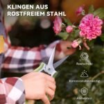 Dviejų dalių nerūdijančio plieno sodo genėjimo žirklių rinkinys