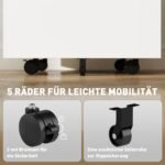 Plieninė mobili bylų spintelė su centriniu užraktu