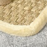 Kompaktiškas kačių draskymo medis su guoliu ir džiutu