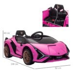 Licencijuotas vaikų elektromobilis Lamborghini su nuotoliniu valdymu