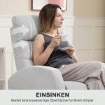 Atlošiamas krėslas su integruota kojų atrama