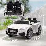 Vaikiškas elektromobilis Audi TT RS Roadster su nuotoliniu valdymu vaikams nuo 3 iki 5 metų