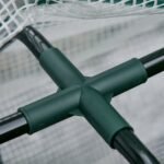 Pakeliamas gėlynas su ritinine plėvelės danga