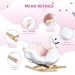 Pliušinė supamoji gulbė su muzika