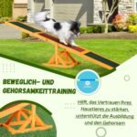 Šunų agility sūpuoklės su neslystančiu paviršiumi atlaikančios iki 50 kg