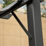 Aliuminio pergola su stumdomu stogu