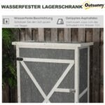 Orams atspari sodo įrankių spintelė su lentynomis