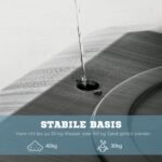 Reguliuojamo aukščio krepšinio stovas su pripildoma baze