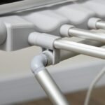 Elektrinis sulankstomas džiovinimo stovas, 144 cm ilgio