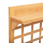 Trijų pakopų sodinimo stalas su ratukais