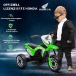 Elektrinis vaikiškas motociklas Honda su garso efektais