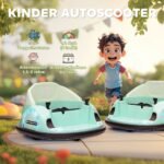 Vaikiškas autoskuteris su 360° pasisukimu ir nuotoliniu valdymu