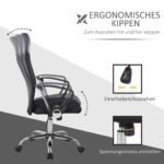 Ergonominė biuro kėdė su sūpavimu