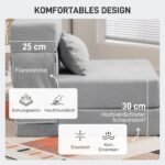 Daugiapozicinis grindinis fotelis-lova