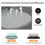 Ergonominė biuro kėdė su supimo funkcija ir atlenkiamais porankiais