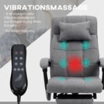 Ergonominė masažuojanti biuro kėdė
