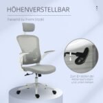 Ergonominė biuro kėdė su supimo funkcija ir atlenkiamais porankiais