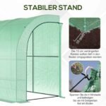 3 aukštų tinklinis šiltnamis su durimis