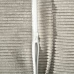 Dviejų vietų sofa-lova su trijų padėčių reguliuojamu atlošu ir lino imitacijos audiniu