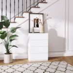 Komoda su 4 stalčiais, 55 x 33 x 80 cm